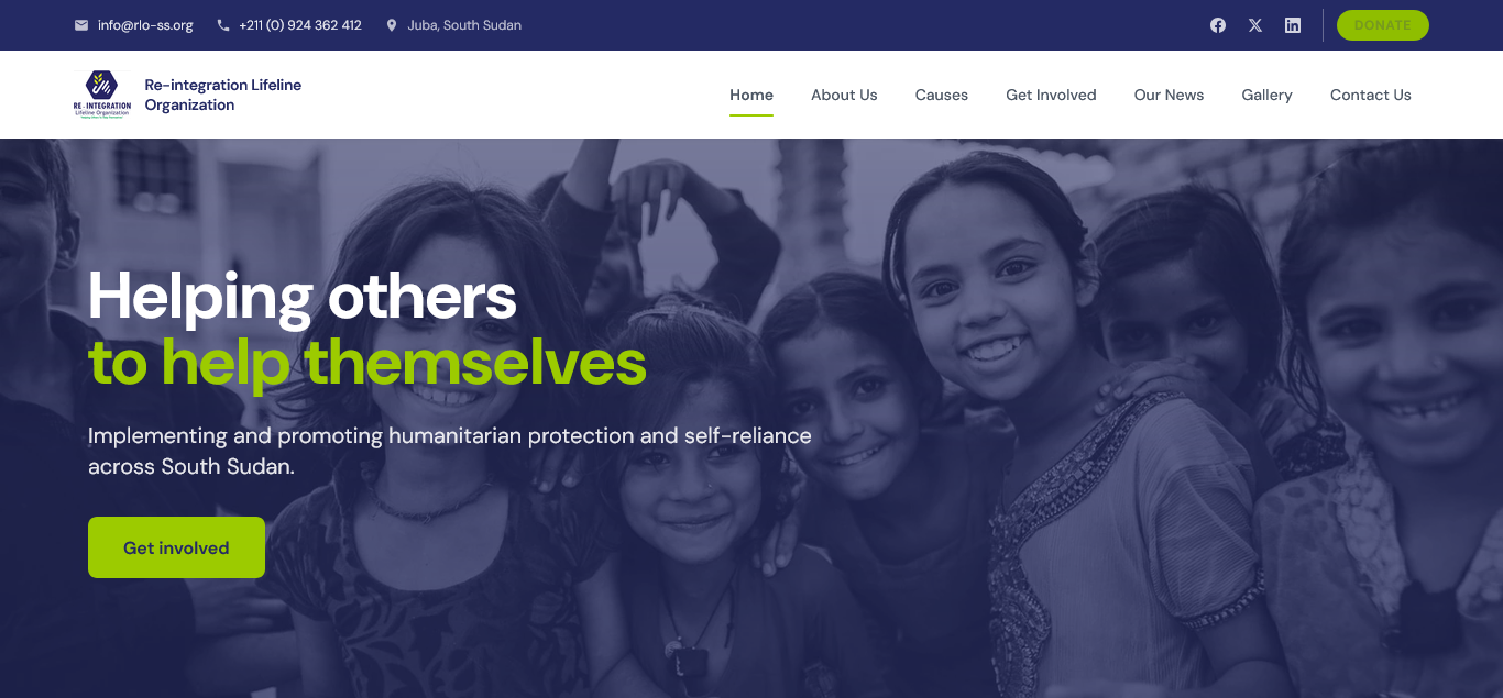 RLO South Sudan Website