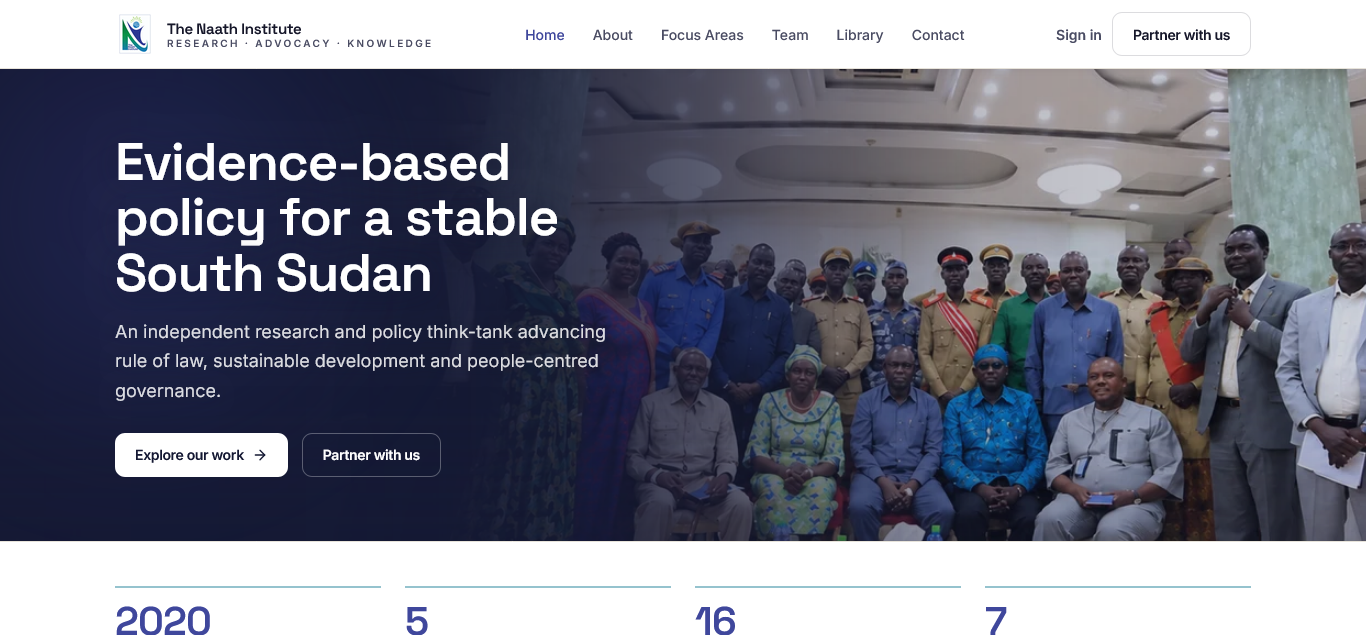 Thenaath Institute Website & Portal